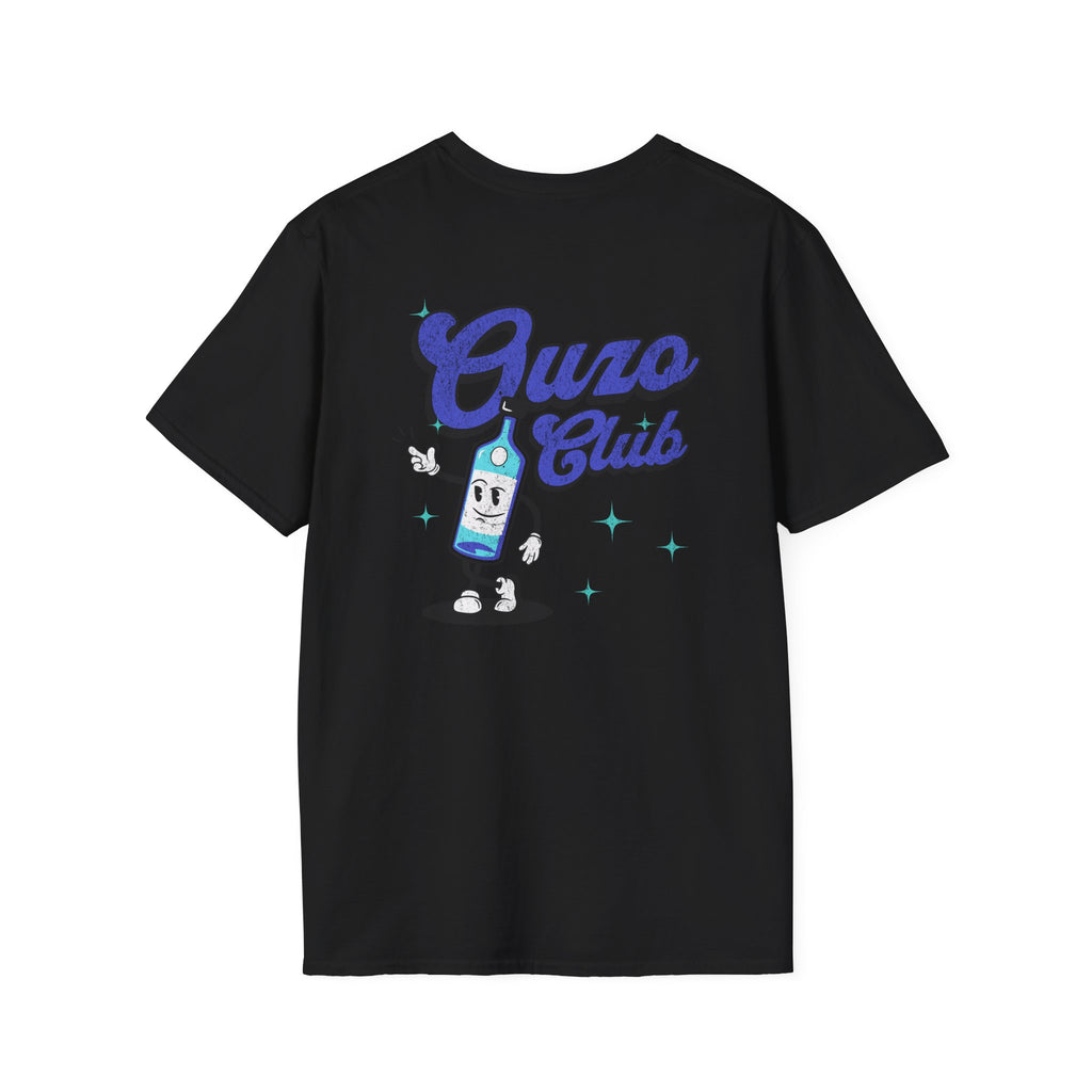Ouzo Club T-Shirt — Retro Greek Spirit Drinking Tee