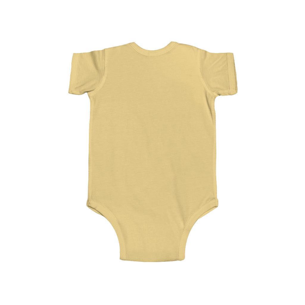 AEK Crest Infant Bodysuit — Baby Onesie with Yellow & Black Eagle Emblem