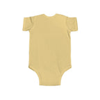 AEK Crest Infant Bodysuit — Baby Onesie with Yellow & Black Eagle Emblem