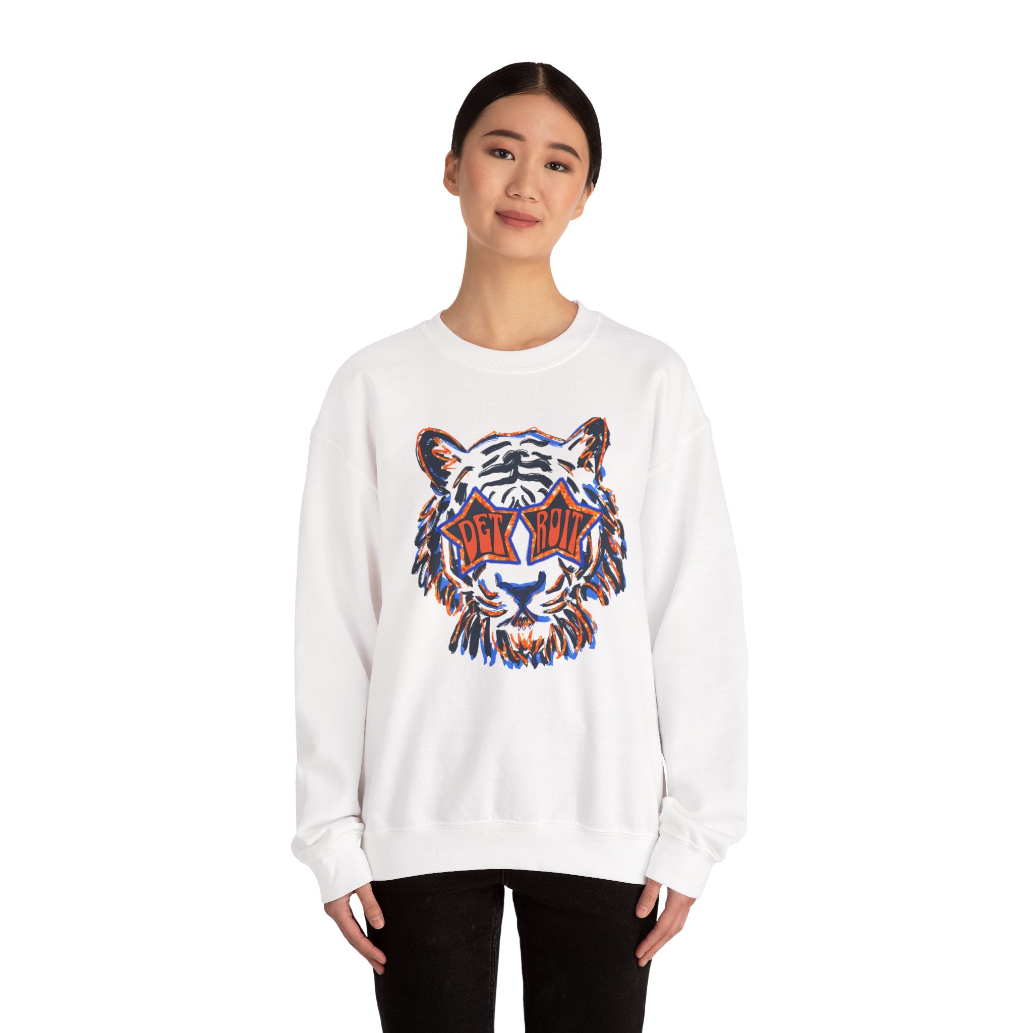 Retro Tiger Detroit  Sweatshirt