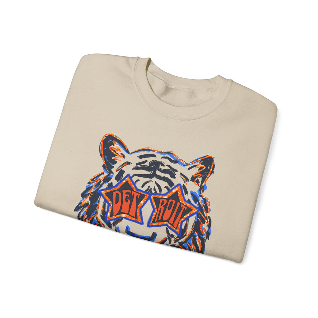 Retro Tiger Detroit  Sweatshirt