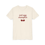 Youth Tee - "Red Egg Champion" Easter Kids Shirt
