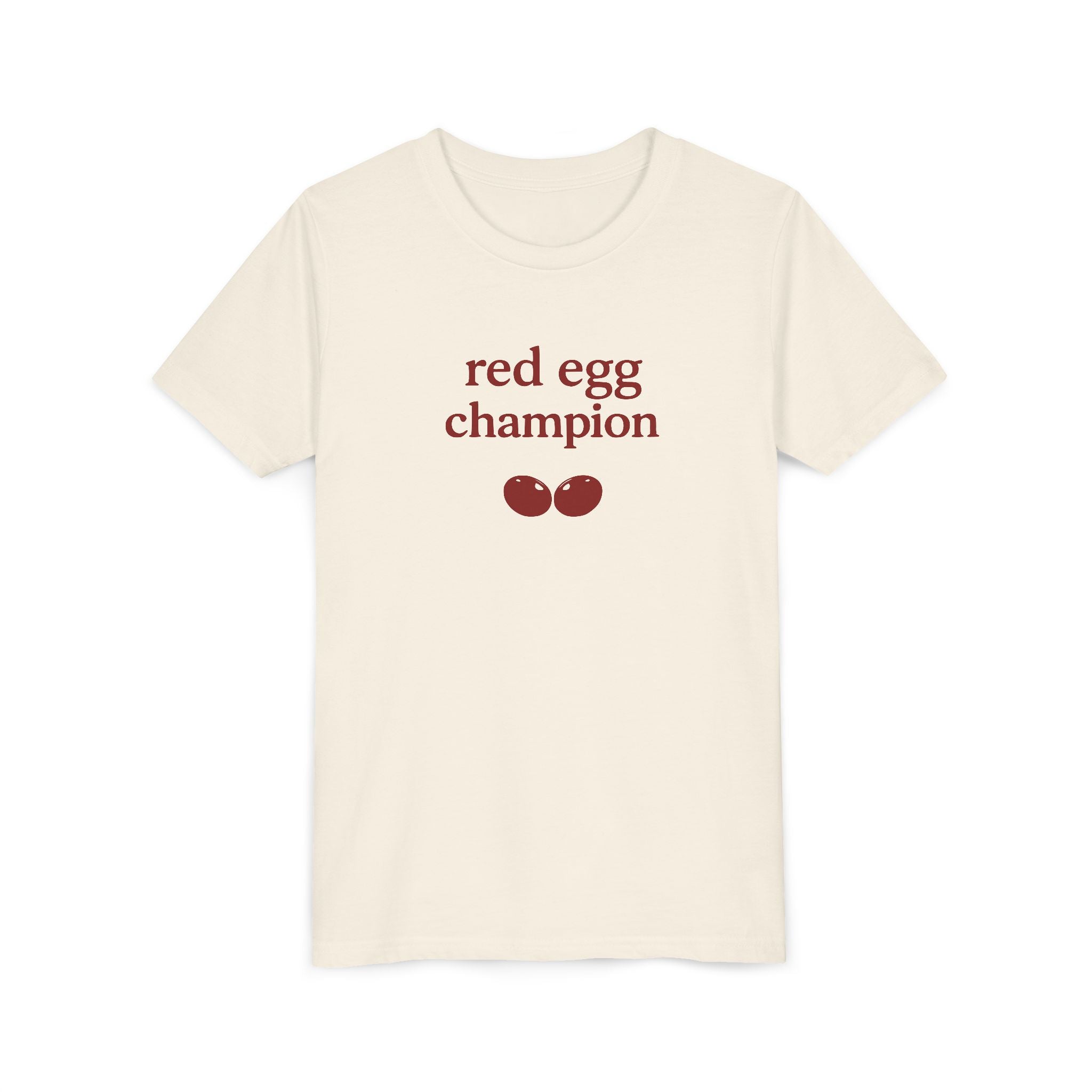 Youth Tee - "Red Egg Champion" Easter Kids Shirt