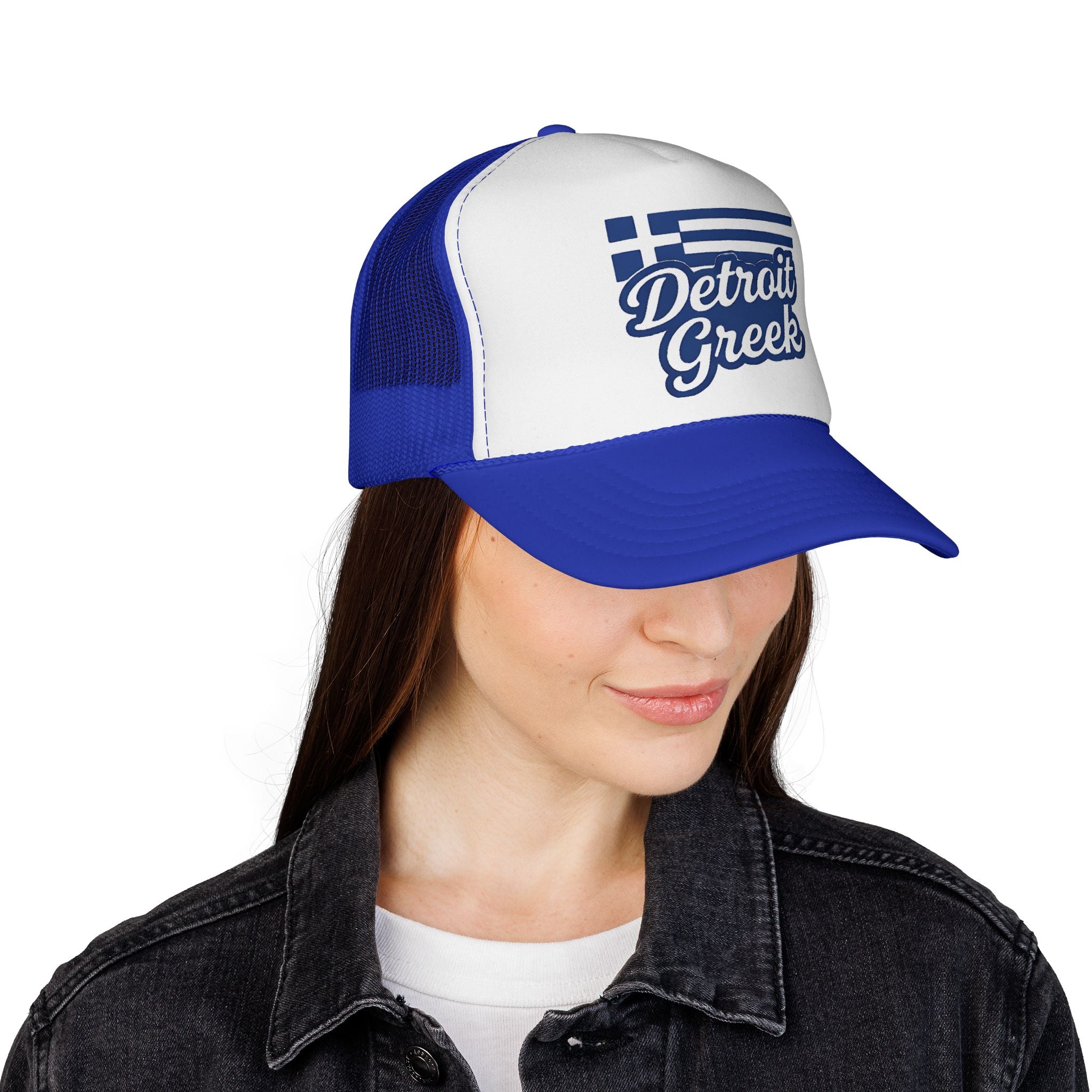 Detroit Greek Trucker Cap