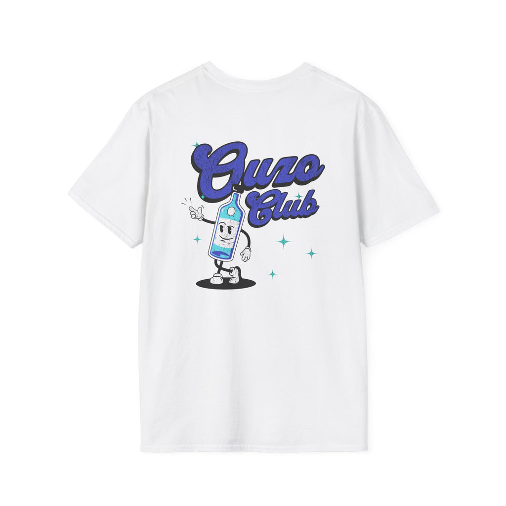Ouzo Club T-Shirt — Retro Greek Spirit Drinking Tee