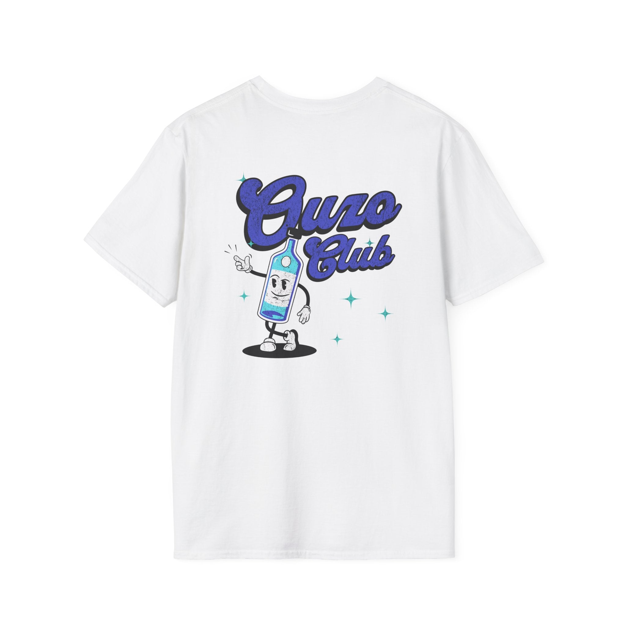 Ouzo Club T-Shirt — Retro Greek Spirit Drinking Tee