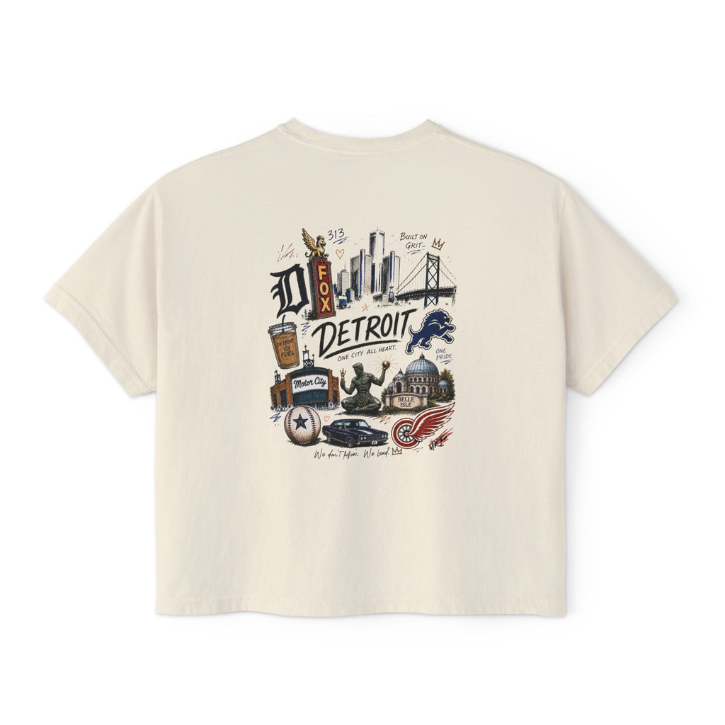 Built on Grit Detroit Women's Boxy Tee