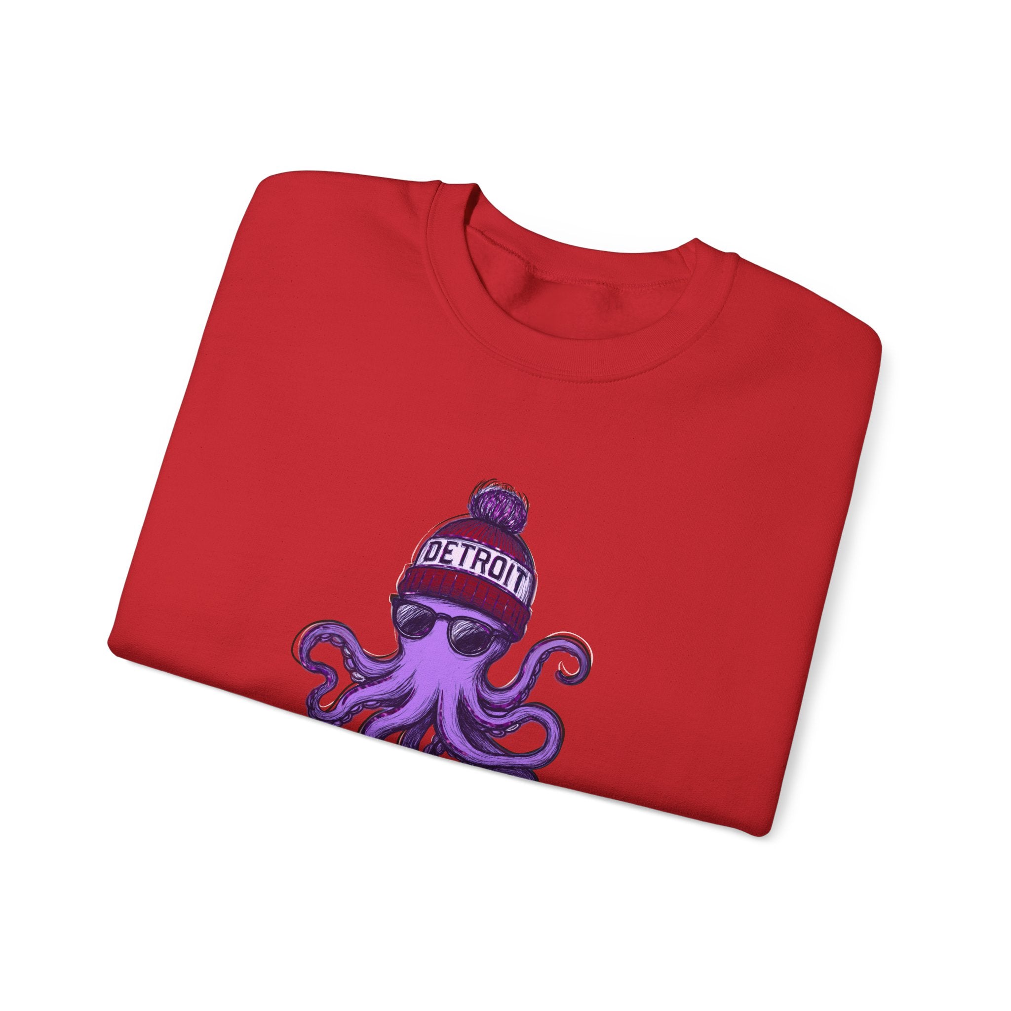 Detroit Hockey Octopus Crewneck