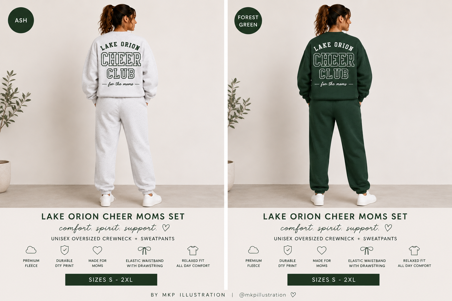 Lake Orion Cheer Club Sweat Set | Cheer Moms Bundle