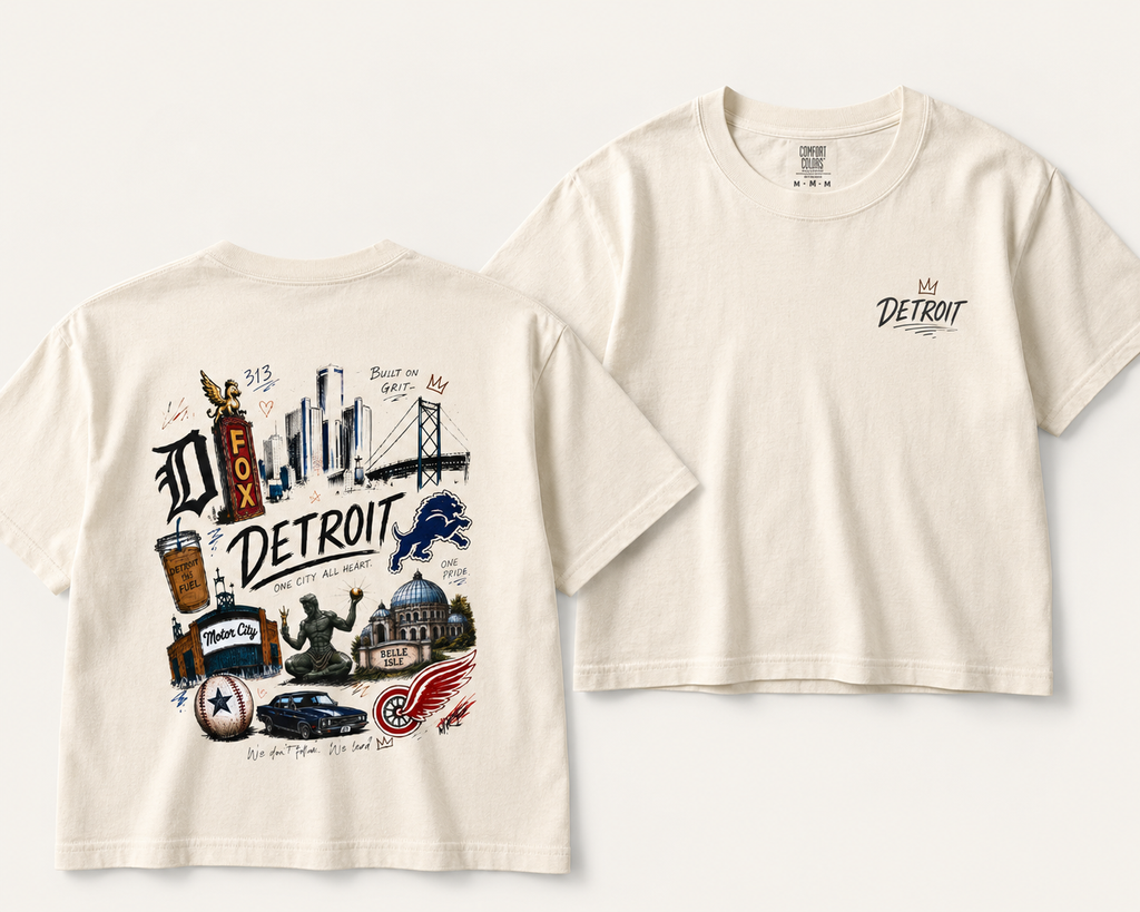 Built on Grit Detroit Women's Boxy Tee