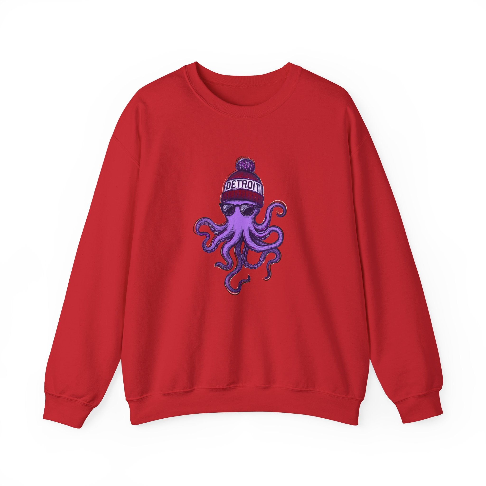 Detroit Hockey Octopus Crewneck