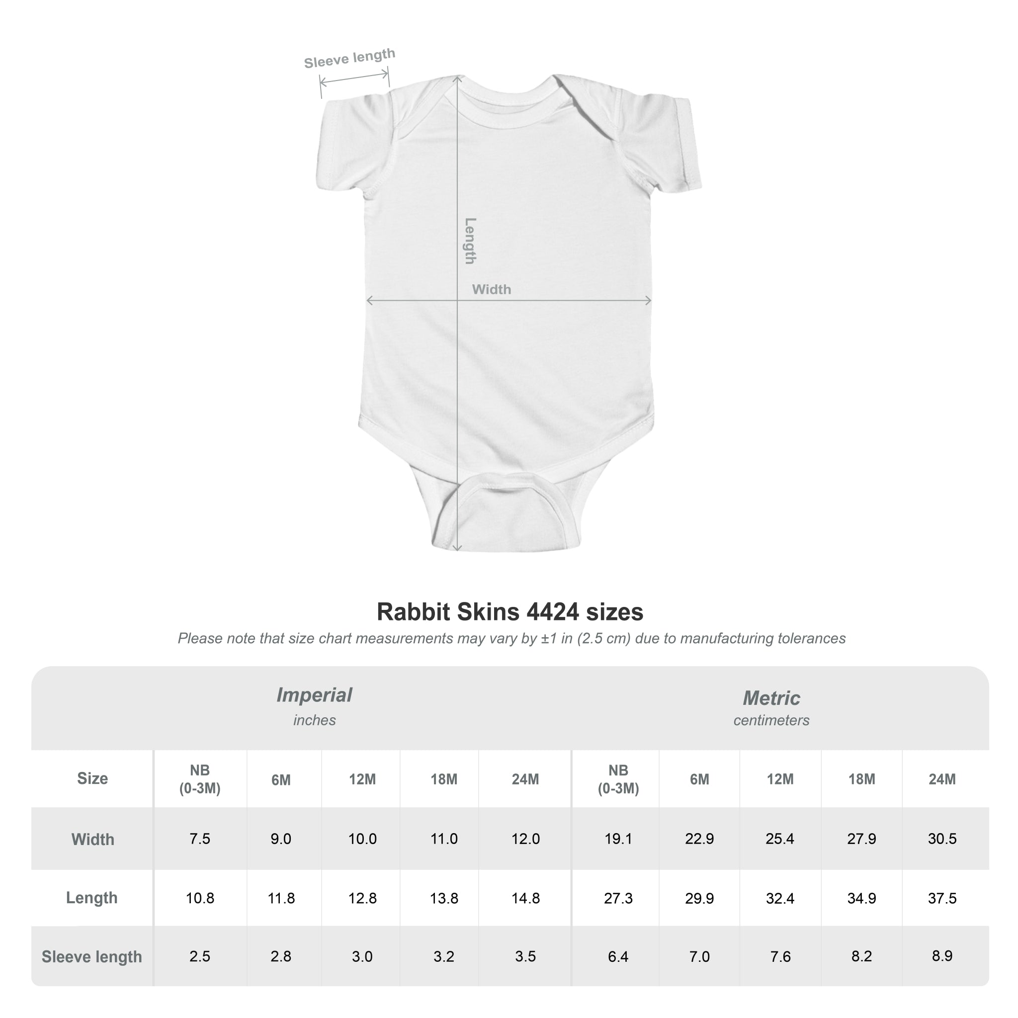 LEVENTIS Infant Fine Jersey Bodysuit
