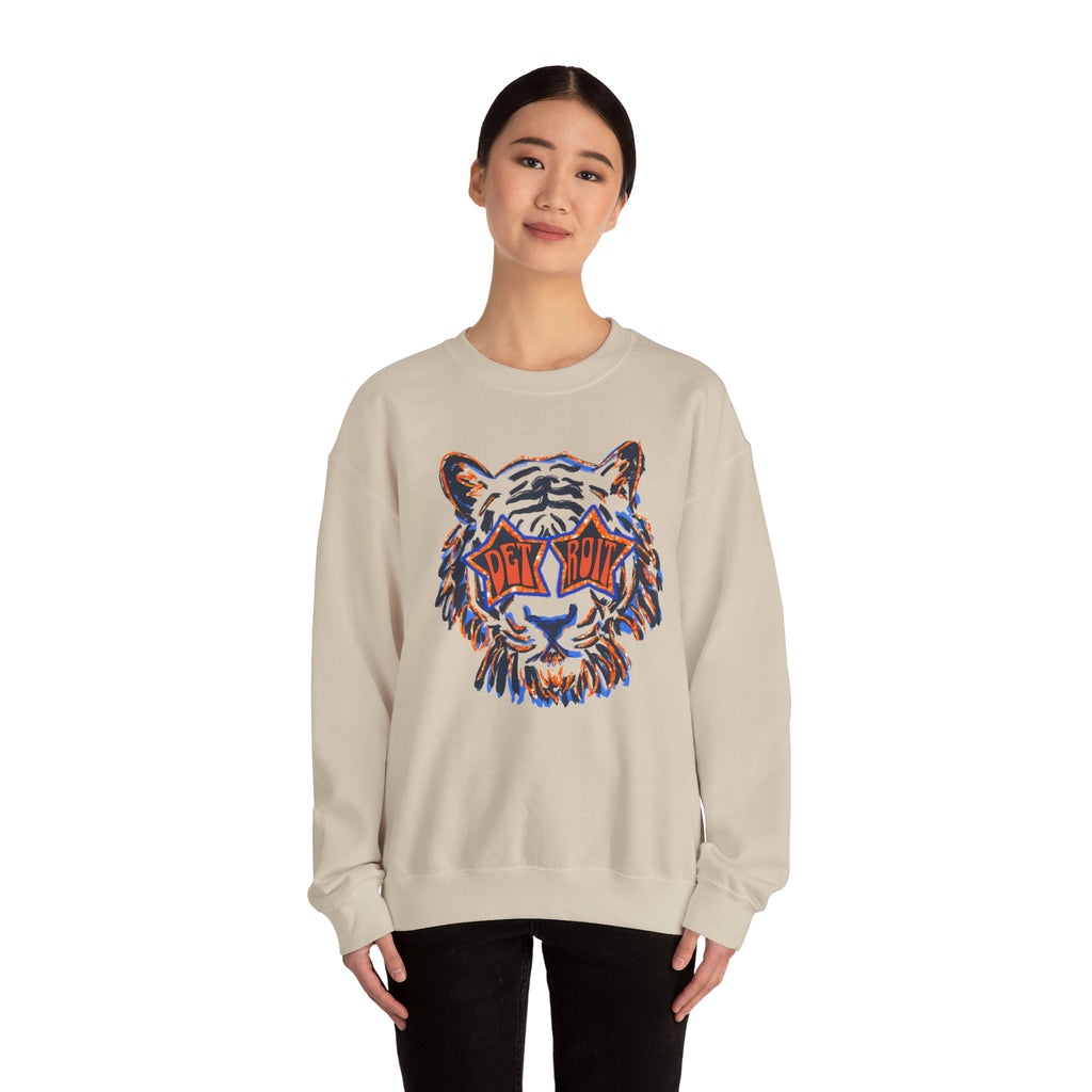 Retro Tiger Detroit  Sweatshirt