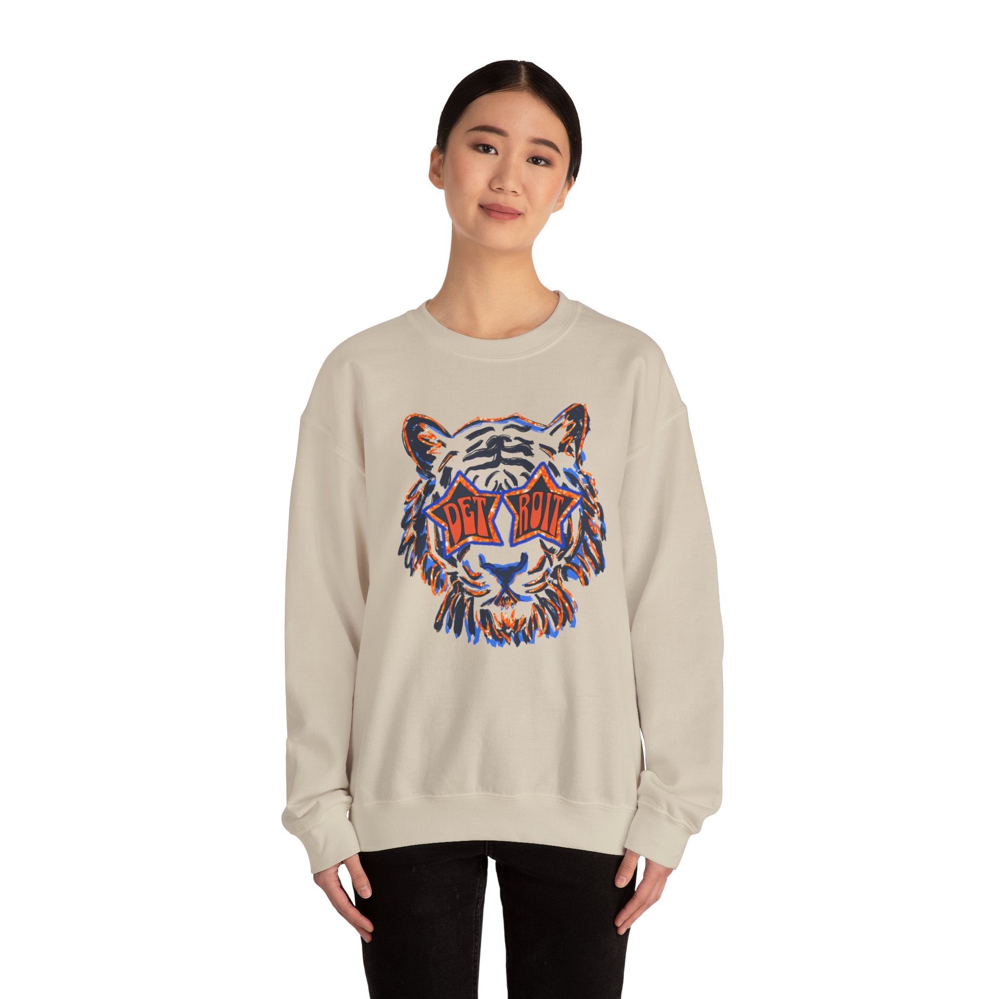 Retro Tiger Detroit  Sweatshirt