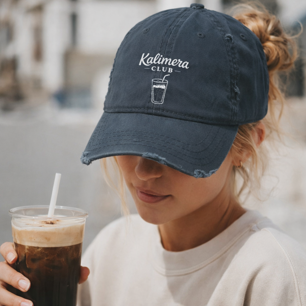 Kalimera Club - Distressed Dad Hat