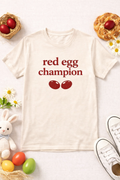 Youth Tee - "Red Egg Champion" Easter Kids Shirt