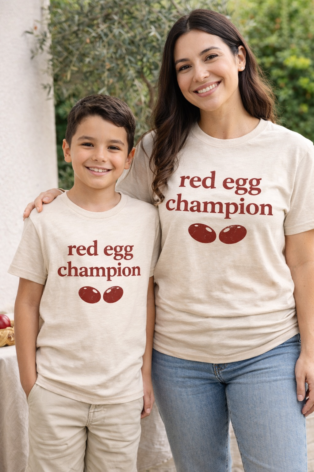 Youth Tee - "Red Egg Champion" Easter Kids Shirt